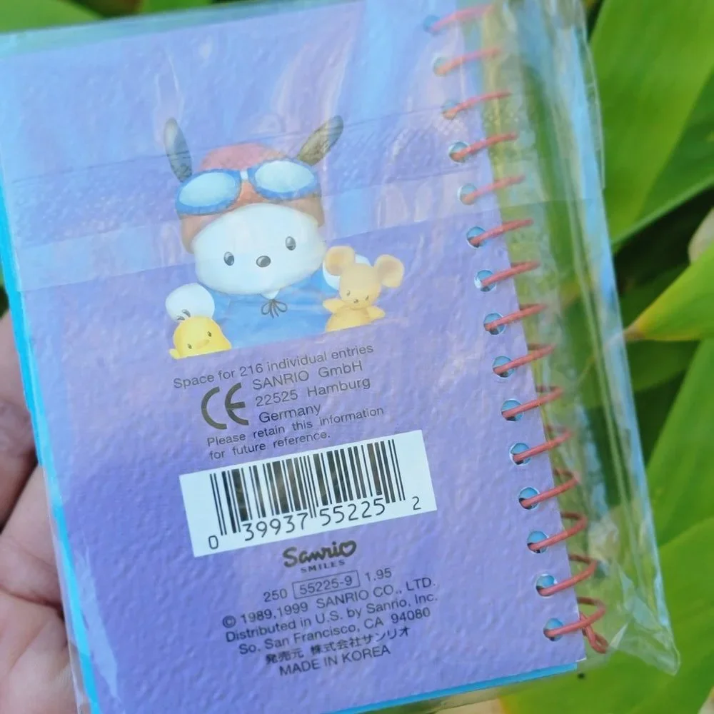 New, never been used vintage 90s Y2K kawaii Sanrio Pochacco address book